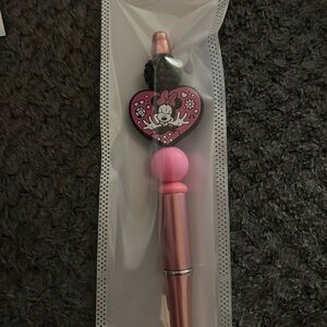 Hand crafted Pink Minnie Mouse Pen